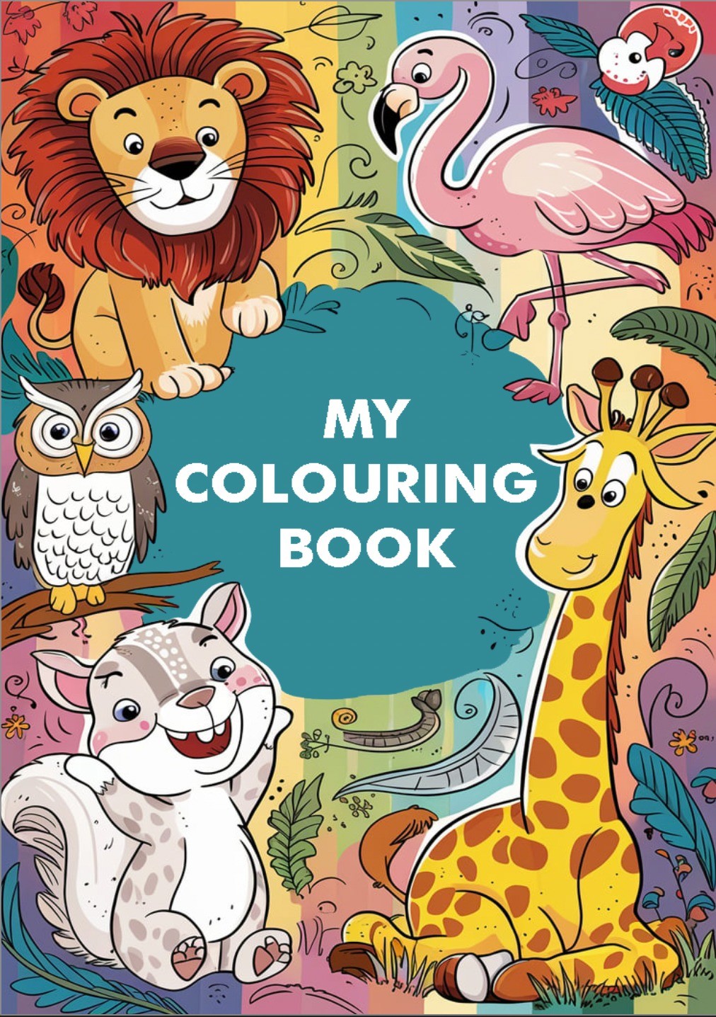 Colouring Book - LARGE PICTURES - 48 Pages