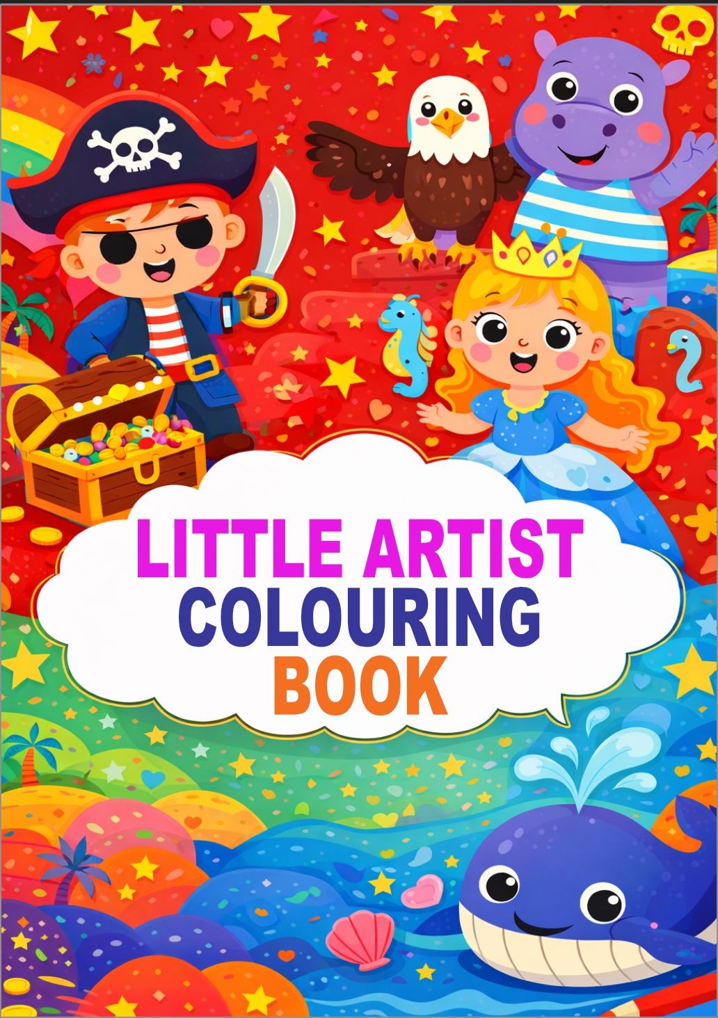 Colouring Book - LITTLE ARTIST ------ 48 Pages