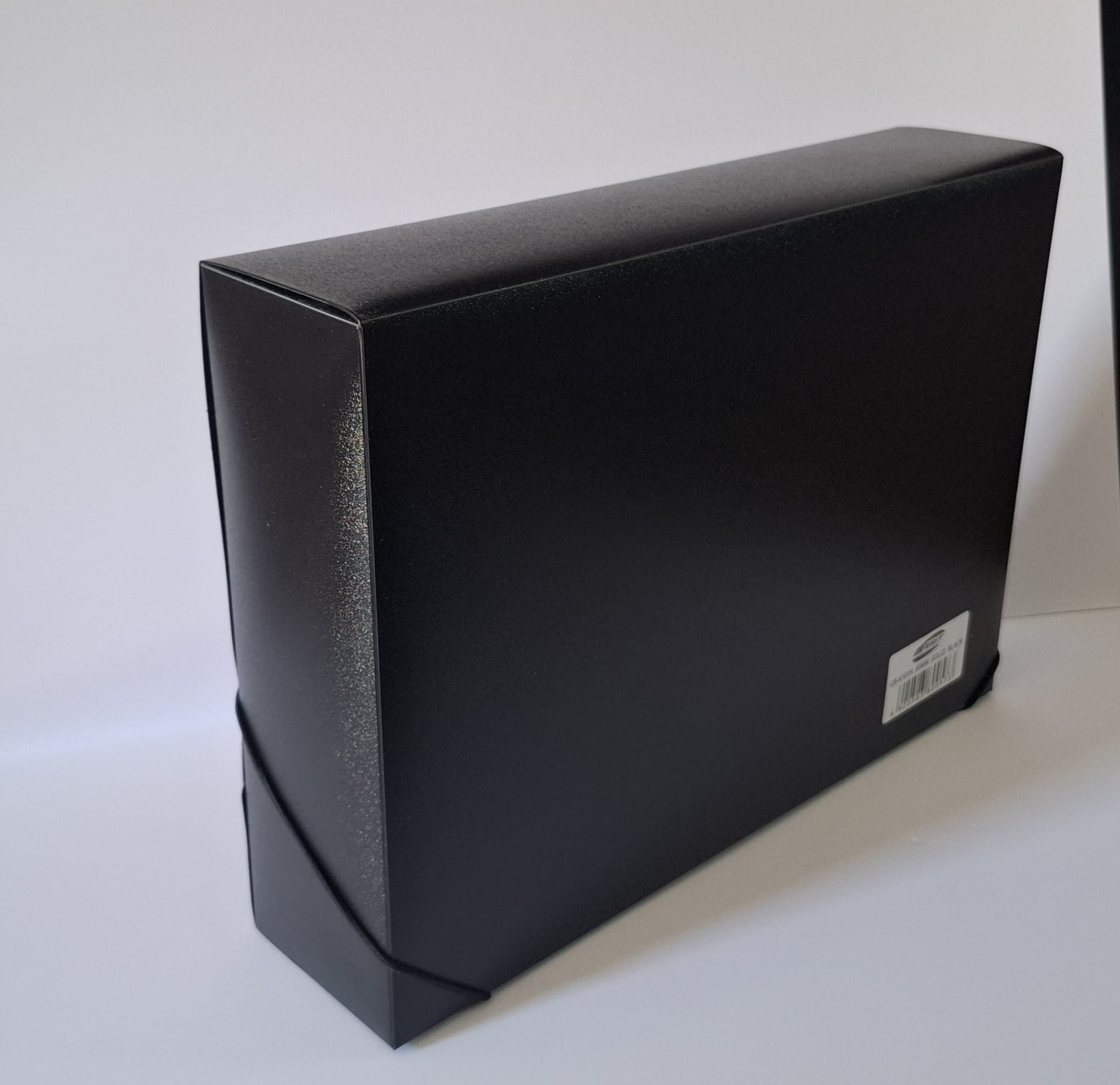 BoxFile PVC 80mm Spine - Black