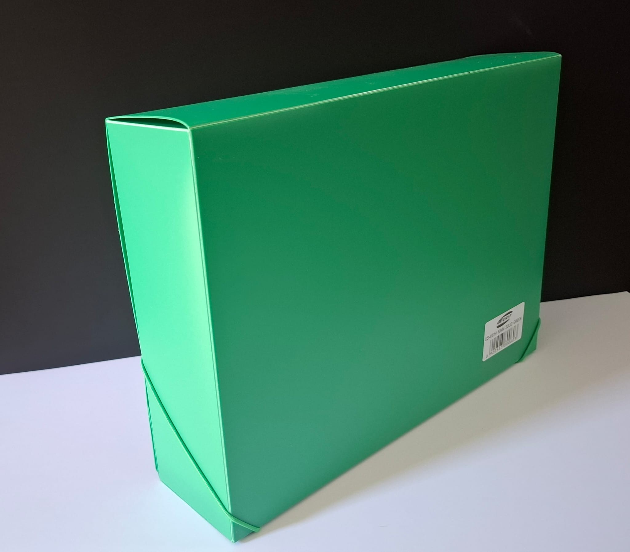 BoxFile PVC 80mm Spine - Green