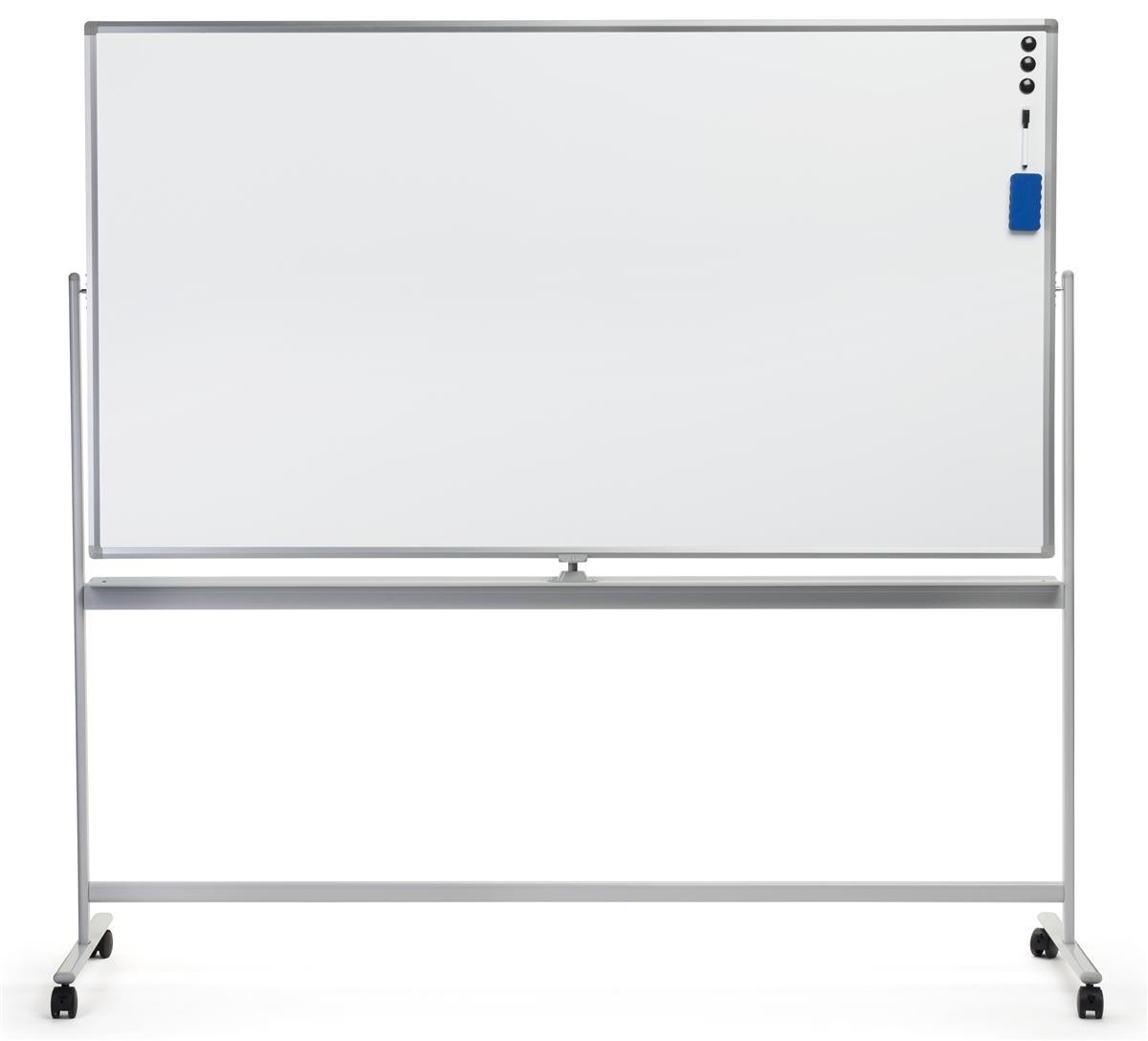 White Board size 100 x 150 on Wheels - Magnetic