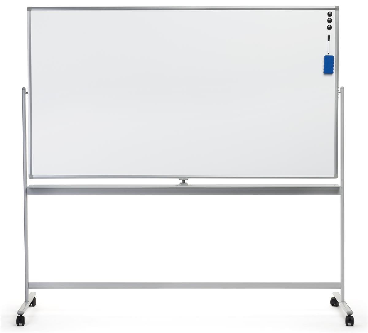 White Board size 120 x 180 on Wheels - Magnetic