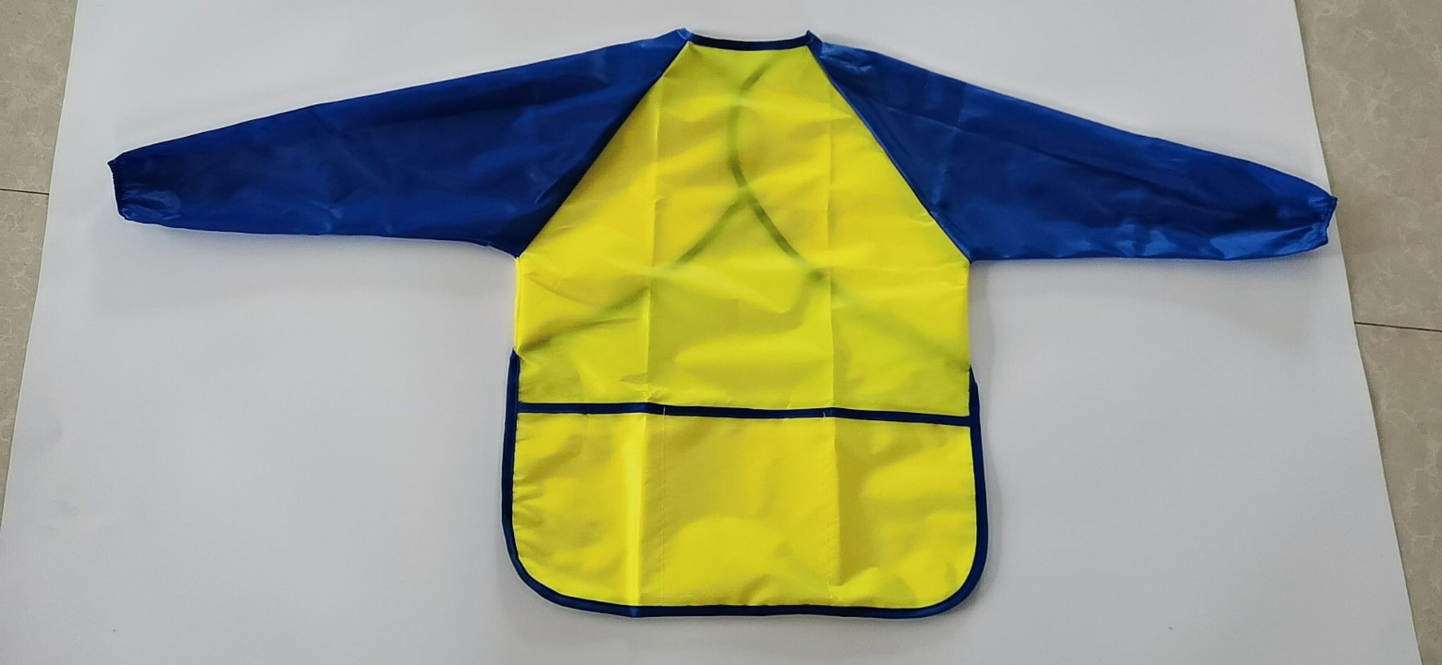 Kids Nylon Bibs (e) - Medium ( Yellow/Blue )