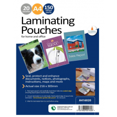 Laminating Pouches A4 - 80 / 160 microns x 100
