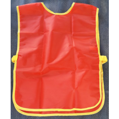 Kids Nylon Bibs (c) - Small ( RED )