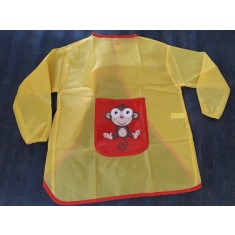 Kids Nylon Bibs (d) - Medium ( Monkey Yellow )