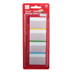 Filing Tabs size 50 x 38 Assorted 40 pieces