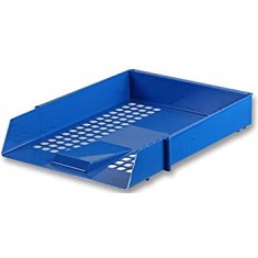 Desk Trays Plastic F/C Blue