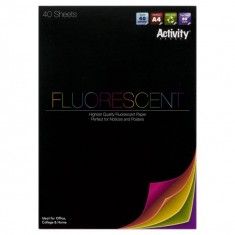 Activity Book Fluorescent - 40 Sheets