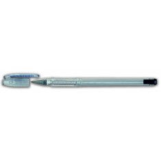 Ball Pen D508 Black - Transparent Body ( x 20 )
