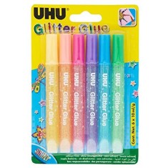 Glitter Glue UHU - PASTEL