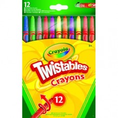 Crayola - Crayons x 12 Erasable Twist