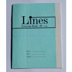 Ex/Book (a5)- Lines Collection 48 Pages 5mm ( x 30 )