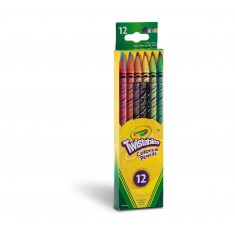 Crayola - Colouring Pencils x 12 Erasable Twist