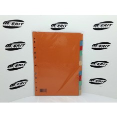 Dividers Board A4 - Colour 12 Part ( x 20 )