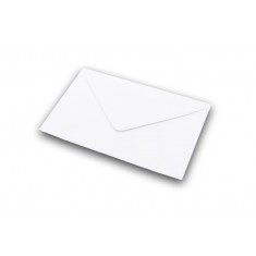 Env size 130 x 180 V Shape gummed - White