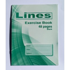 Ex/Book (a3)- Lines Collection 48 Pages Blank ( x 30 )