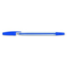 Ball Pen D502 - Transparent Body - Blue   ( x 50 )