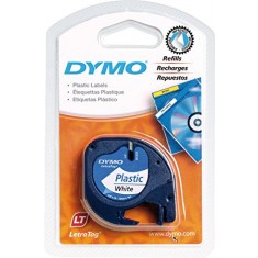 Dymo Tape Letra Tag - Black On White