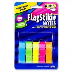 Page Markers 5 x 20 Neon ( Plastic casing ) - PREMIER