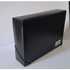 BoxFile PVC 80mm Spine - Black