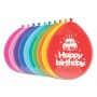 Balloons x 10 Happy Birthday ( 1 x 5 )