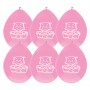 Balloons x 6 Baby Girl ( 1 x 5 )