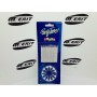 Candles + Holders White ( 1 x 5 )