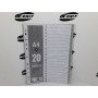 Dividers PVC A4 - Grey 1 - 20 ( x 40 )