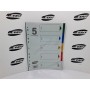 Dividers PVC A4 - Multi Colour 5 Part ( x 160 )