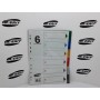 Dividers PVC A4 - Multi Colour 6 Part ( x 150 )